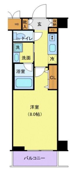 ＴＡＴＳＵＭＩスカイガーデンテラス　502号室　間取り