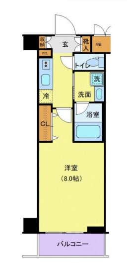 ＴＡＴＳＵＭＩスカイガーデンテラス　511号室　間取り