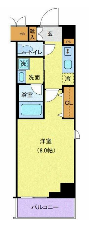 ＴＡＴＳＵＭＩスカイガーデンテラス　512号室　間取り