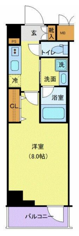 ＴＡＴＳＵＭＩスカイガーデンテラス　503号室　間取り