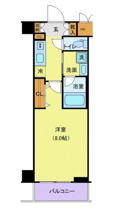 ＴＡＴＳＵＭＩスカイガーデンテラス　611号室　間取り