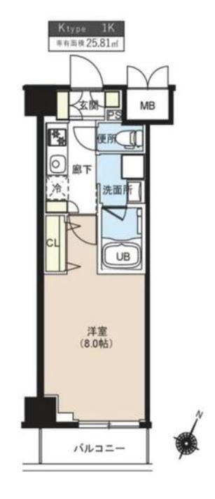 ＴＡＴＳＵＭＩスカイガーデンテラス　407号室　間取り