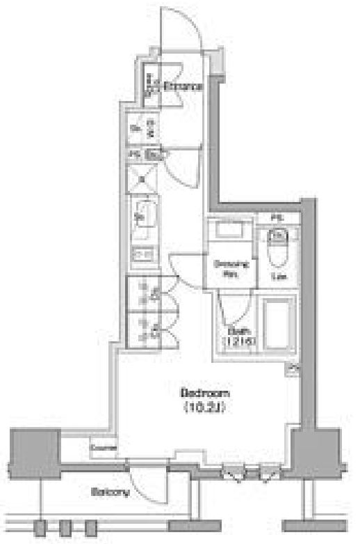 ザ・パークハビオ碑文谷　303号室　間取り