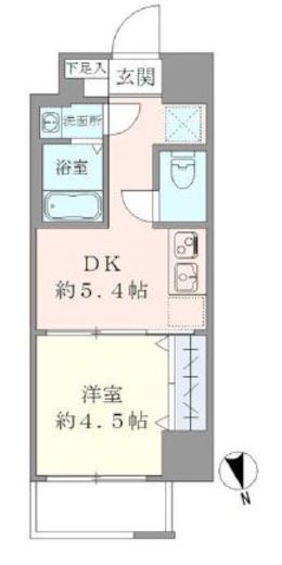 CASA EST CORTA　606号室　間取り