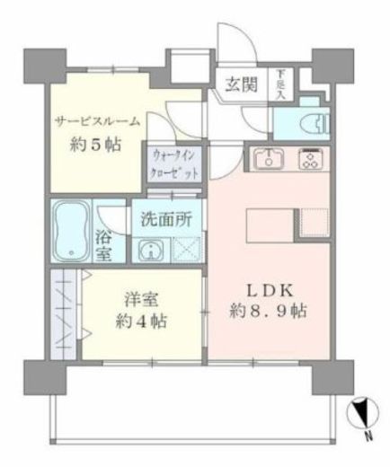 CASA EST CORTA　704号室　間取り