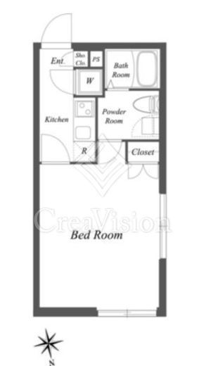 パセオ武蔵小山　303号室　間取り