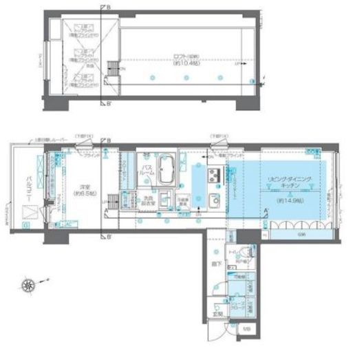 ZOOM広尾　302号室　間取り