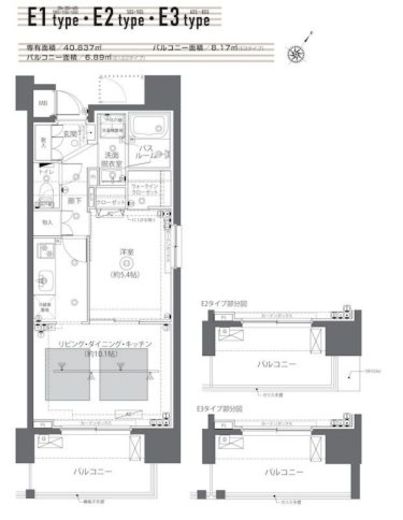 ZOOM日本橋蛎殻町　204号室　間取り