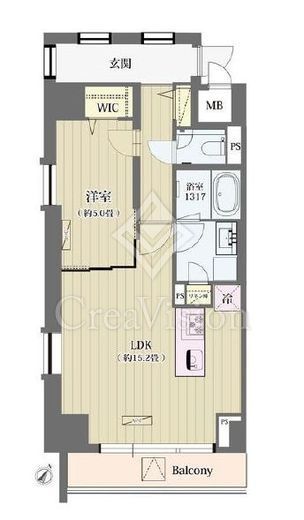 シュトラーレ神山町　202号室　間取り