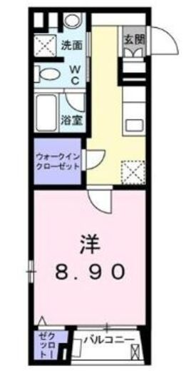 シュトラーレ四番町　205号室　間取り