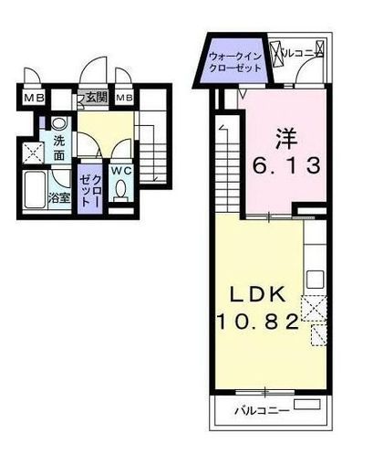 シュトラーレ四番町　401号室　間取り