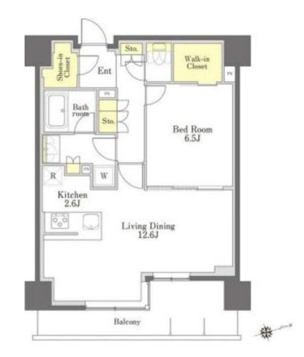 びゅうリエットグラン新宿戸山　223号室　間取り