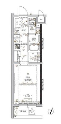 クレイシア新宿ノース　209号室　間取り