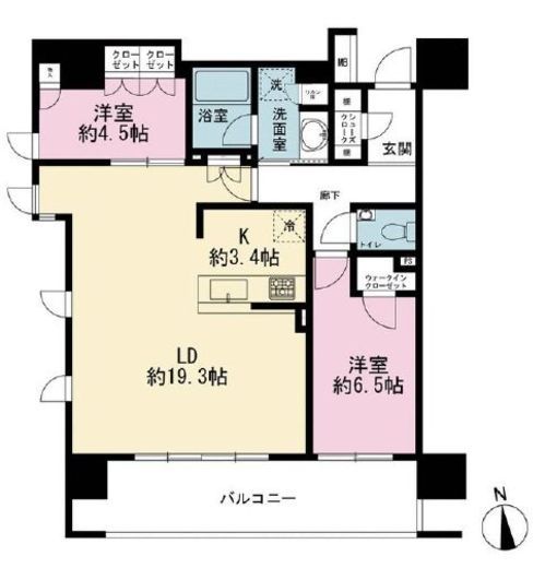 ウエリス新宿早稲田の森　703号室　間取り