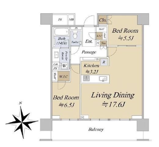 ウエリス新宿早稲田の森　9F1号室　間取り