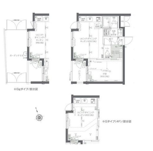 ZOOM新宿夏目坂　103号室　間取り