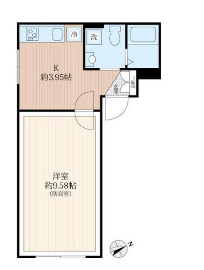ラシクラス四谷　301号室　間取り