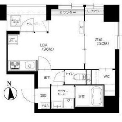 ラ・ヴィエルジュ白金　302号室　間取り