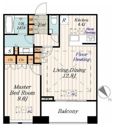 Dマークス西新宿タワー　2503号室　間取り