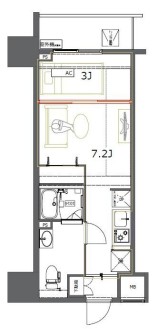 ジェノヴィア東神田グリーンヴェール　204号室　間取り