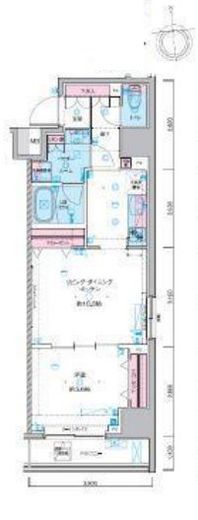 ジェノヴィア東神田グリーンヴェール　311号室　間取り