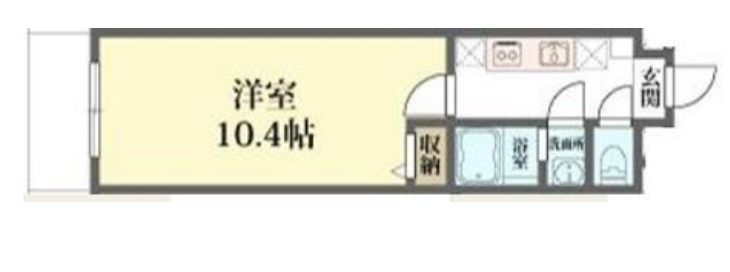 ミラフィールⅡ（旧シャッツクヴェレ中目黒）　202号室　間取り