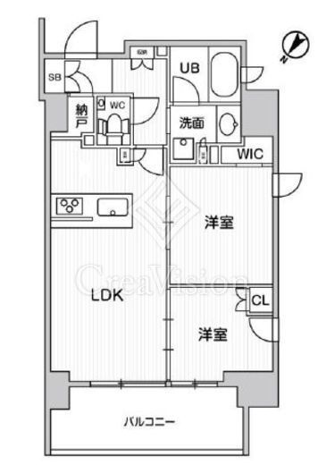 ディームス大井町　304号室　間取り