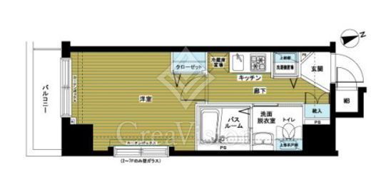 アヴァンティーク銀座東　903号室　間取り