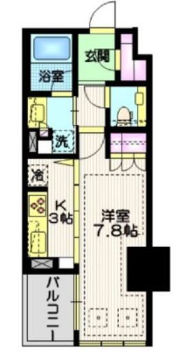 宮益坂ビルディングザ・渋谷レジデンス　604号室　間取り