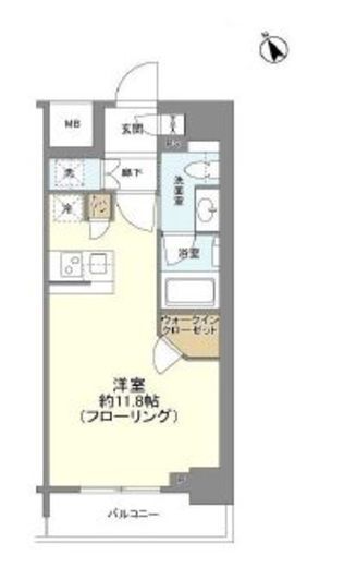 リビオレゾン新虎通り　1302号室　間取り