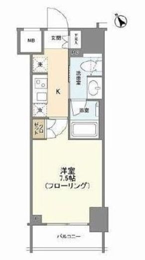 リビオレゾン新虎通り　602号室　間取り