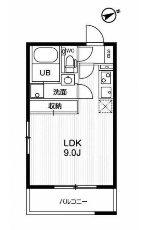 モアリッシェル代官山青葉台　405号室　間取り