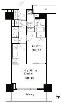 キャナルスクウェア豊洲　506号室　間取り