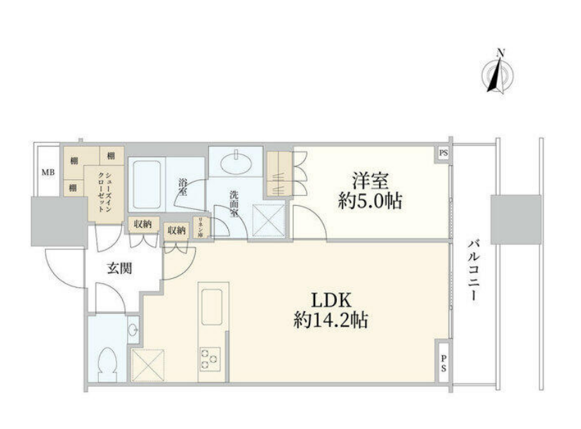 パークコート渋谷ザタワー　1816号室　間取り
