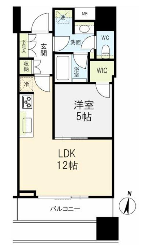 パークコート渋谷ザタワー　10F号室　間取り