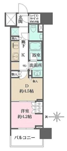 ザ・パークハウスアーバンス渋谷　305号室　間取り