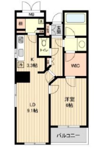 サウスポート品川レジデンス　305号室　間取り