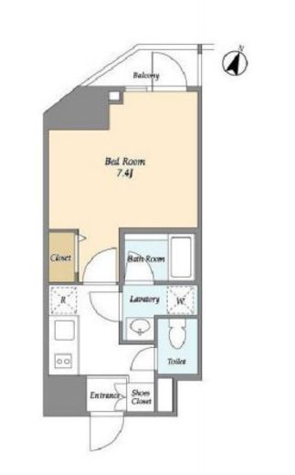 ディームス東新宿　903号室　間取り