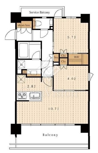 ローレルアイ白金　604号室　間取り
