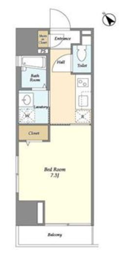 リバーレ日本橋三越前　501号室　間取り