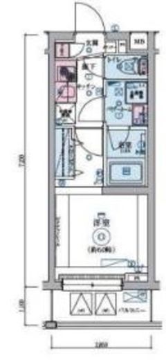 リヴシティ恵比寿　309号室　間取り