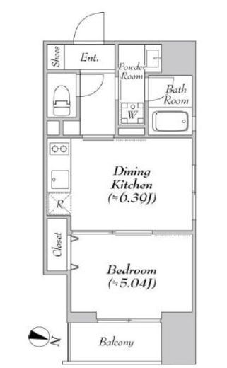 エルスタンザ神田須田町　403号室　間取り