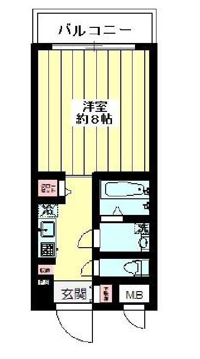 アヴァンティーク銀座２丁目　302号室　間取り