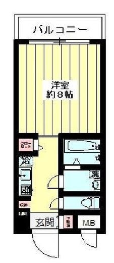 アヴァンティーク銀座2丁目　302号室　間取り