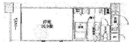 アヴァンティーク銀座2丁目　905号室　間取り