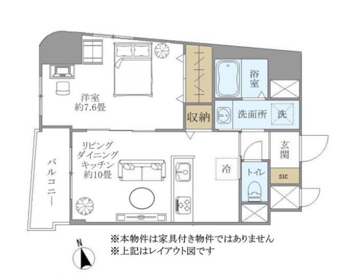 ISM御茶ノ水　802号室　間取り