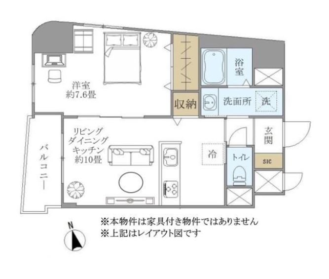 ISM御茶ノ水　1002号室　間取り