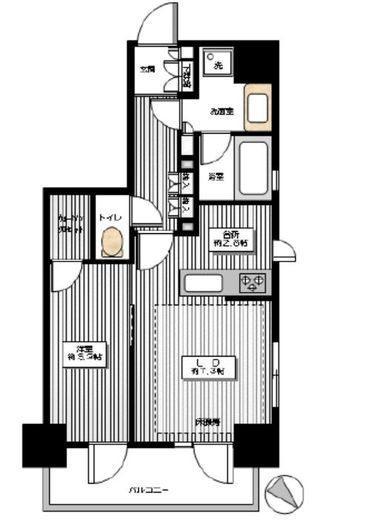 オープンレジデンシア四谷坂町　602号室　間取り