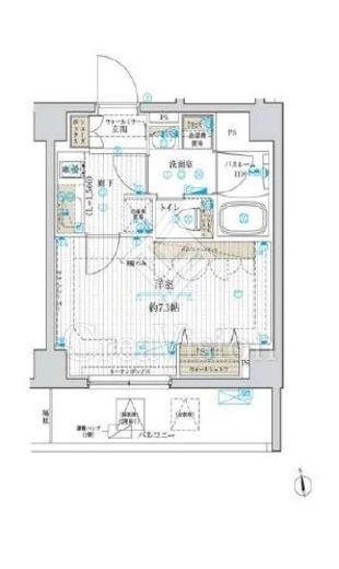 ブライズ神楽坂DUE　205号室　間取り