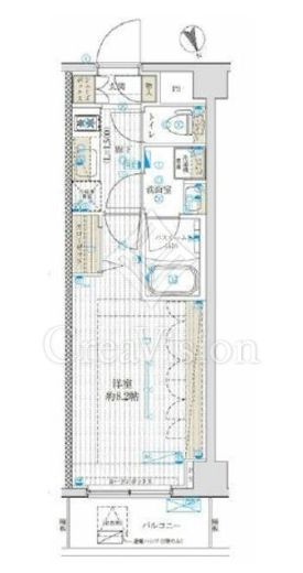 ブライズ神楽坂DUE　504号室　間取り
